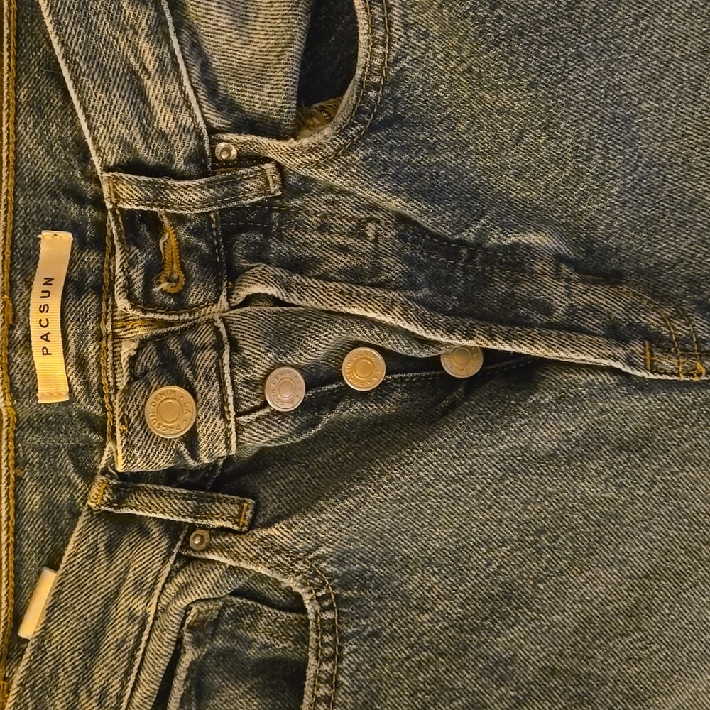 PAC SUN 🌞 DAD JEAN Size 23 Classic Blue Denim Jeans Women's - Picture 2 of 5